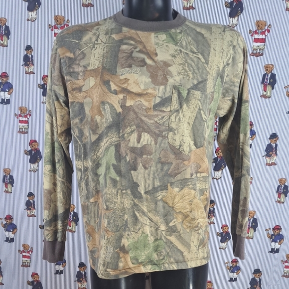 Vintahe Ranger Advantage camouflage long-sleeved casual lightweight LG t-shirt - Picture 1 of 6